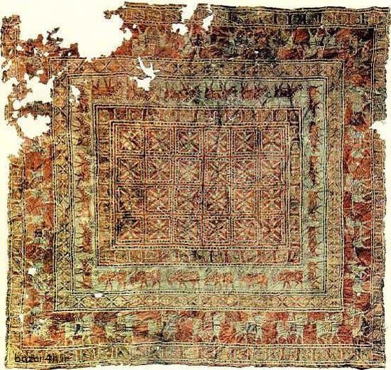 عکس قدیمی ترین فرش ایران